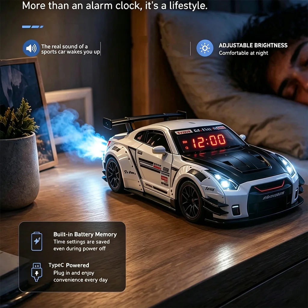 Collection Desk Decor Hyper Car Alarm Clock